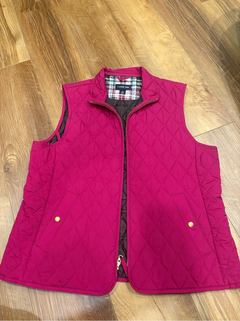 Lands’ End Women’s Quilted Vest – Size Large 14/16